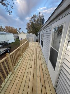 Finished Wood Deck